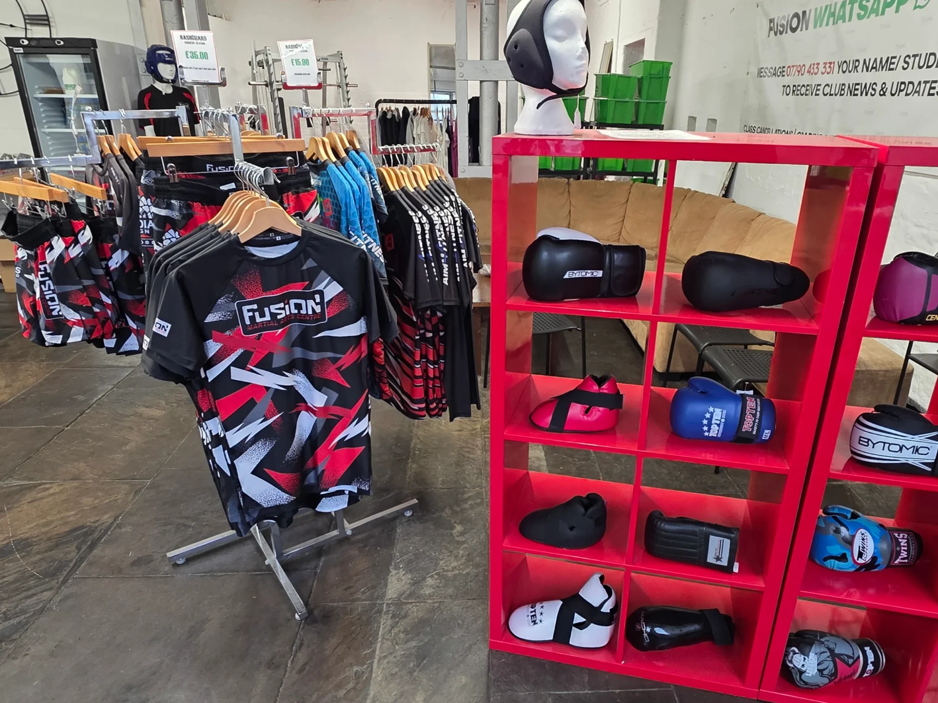 Martial Arts clothing and equipment shop