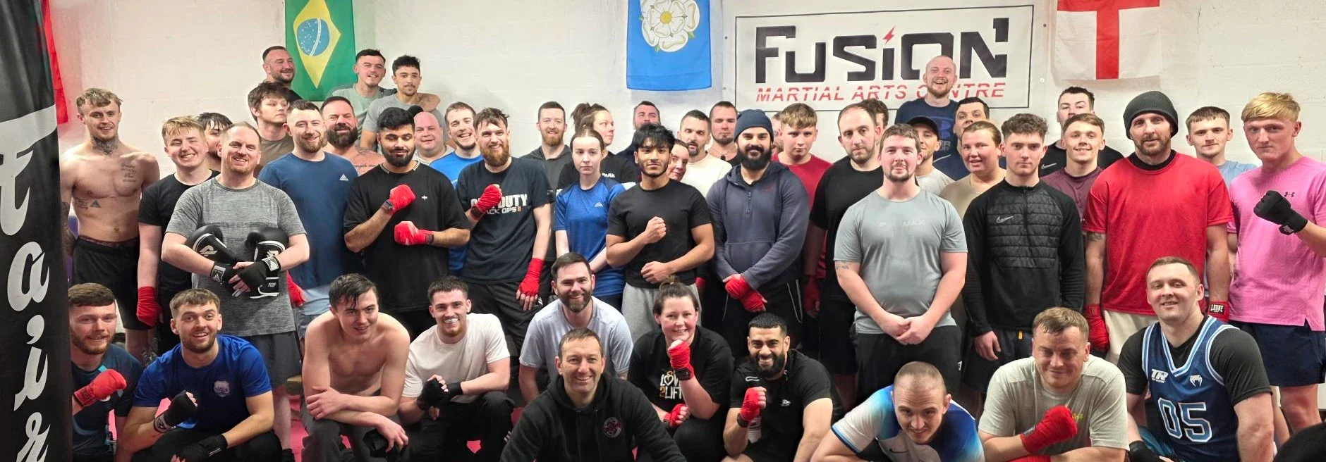 Group image of amature boxers